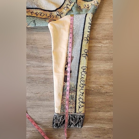 NEW 😍 HANDMADE Cottagecore Oversized Blanket Hoodie Sweatshirt Vintage Upcycled - Picture 10 of 13